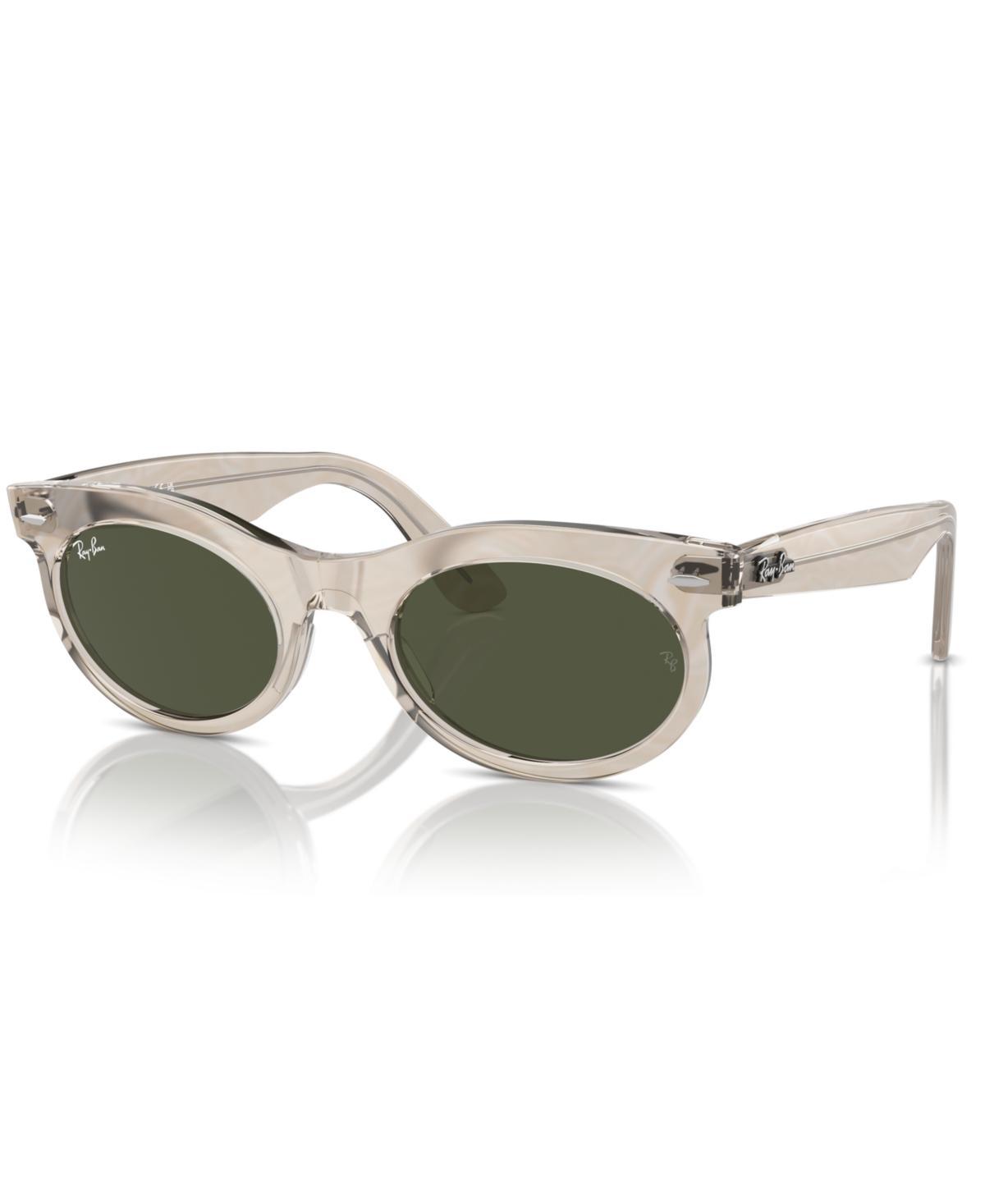 Prada Unisex PR 17WS 49mm Transparent Rectangle Sunglasses Product Image