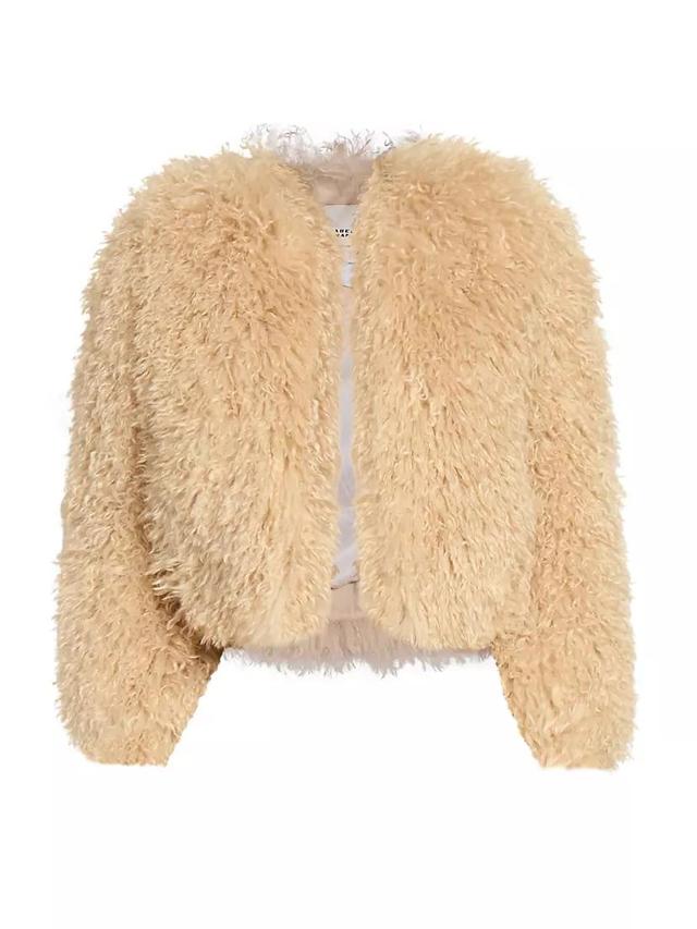 Faustine Sherpa Crop Jacket Product Image