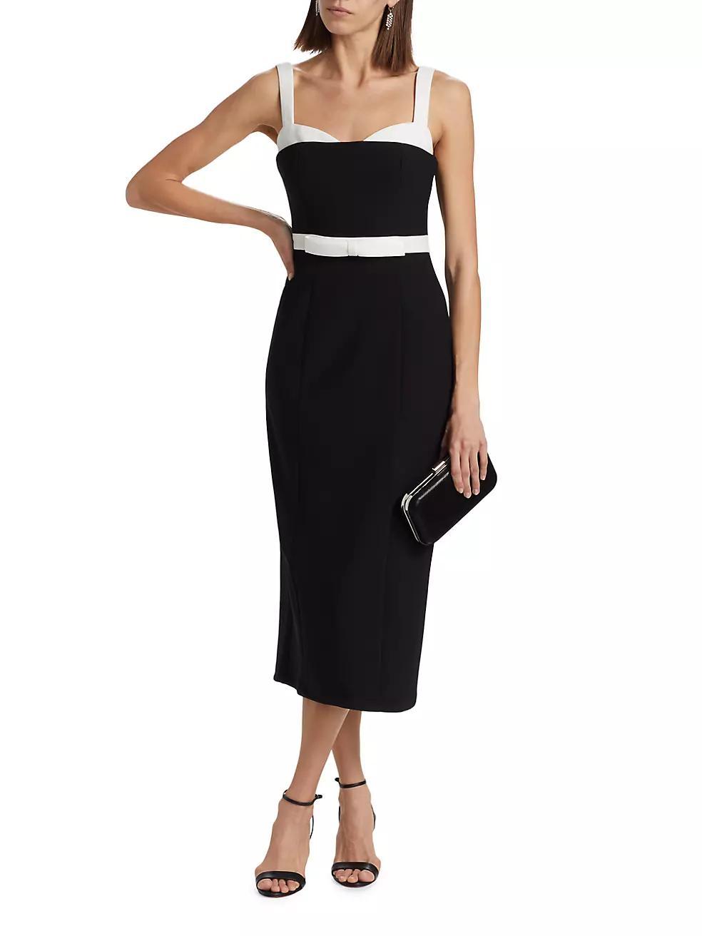 Maia Sweetheart Belted Midi-Dress Product Image