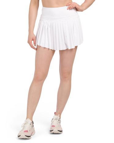 Pleated Skort With Hi-lo Hem for Women product image