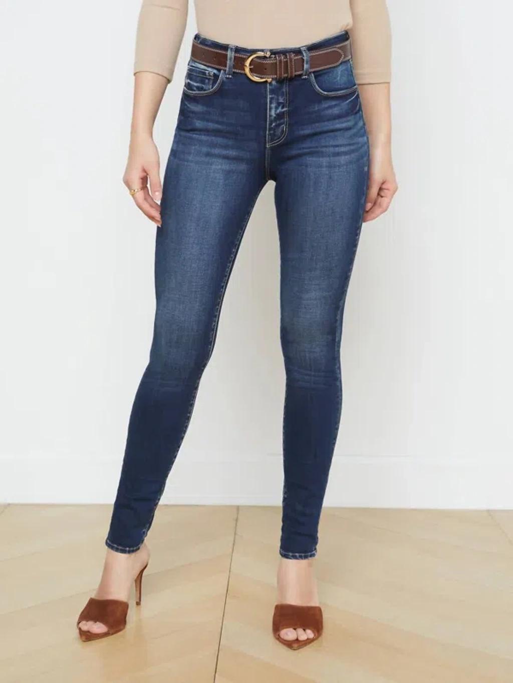 Marguerite High Rise Skinny Jean In New Vintage In Blue Product Image