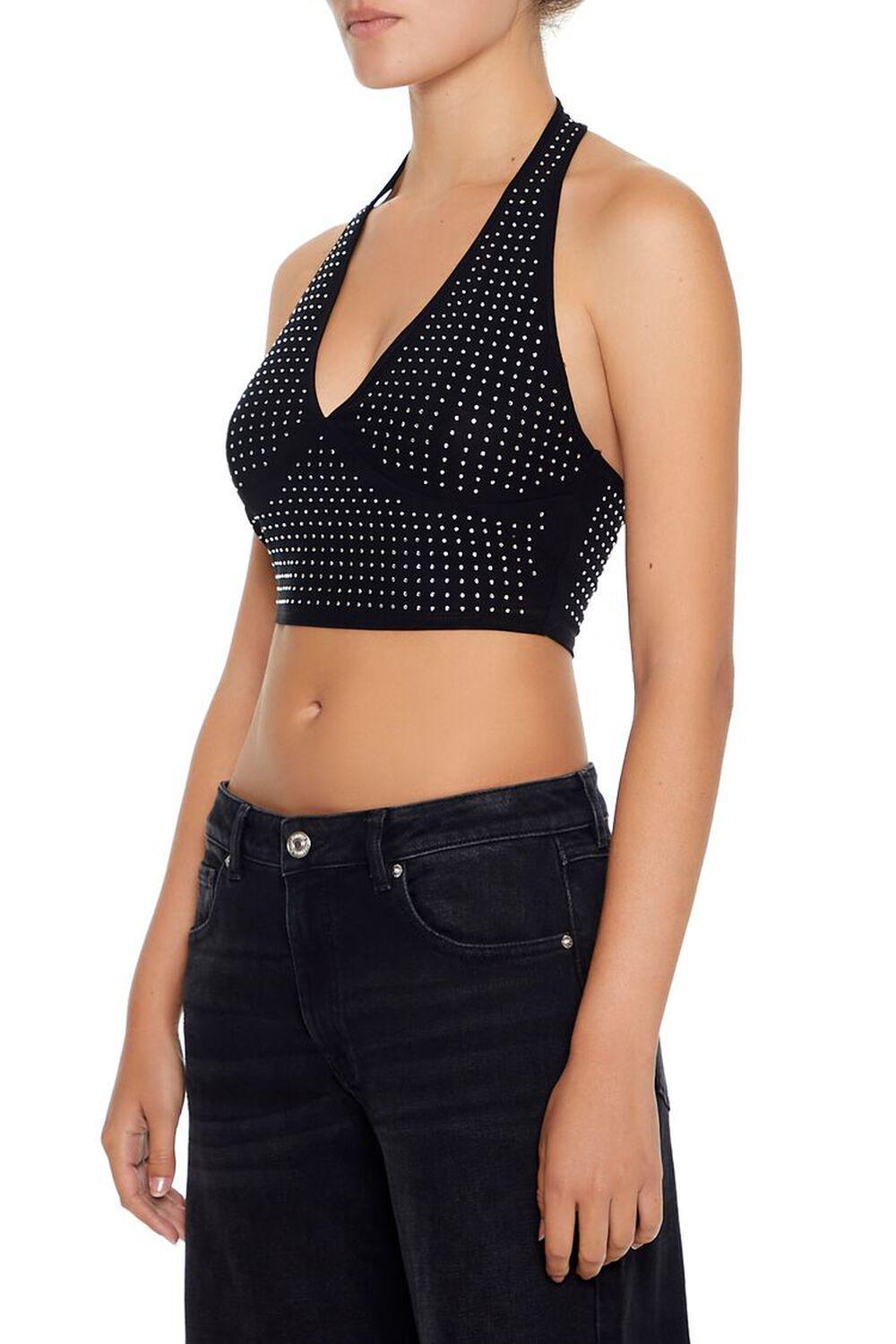 Sequin Halter Crop Top | Forever 21 Product Image