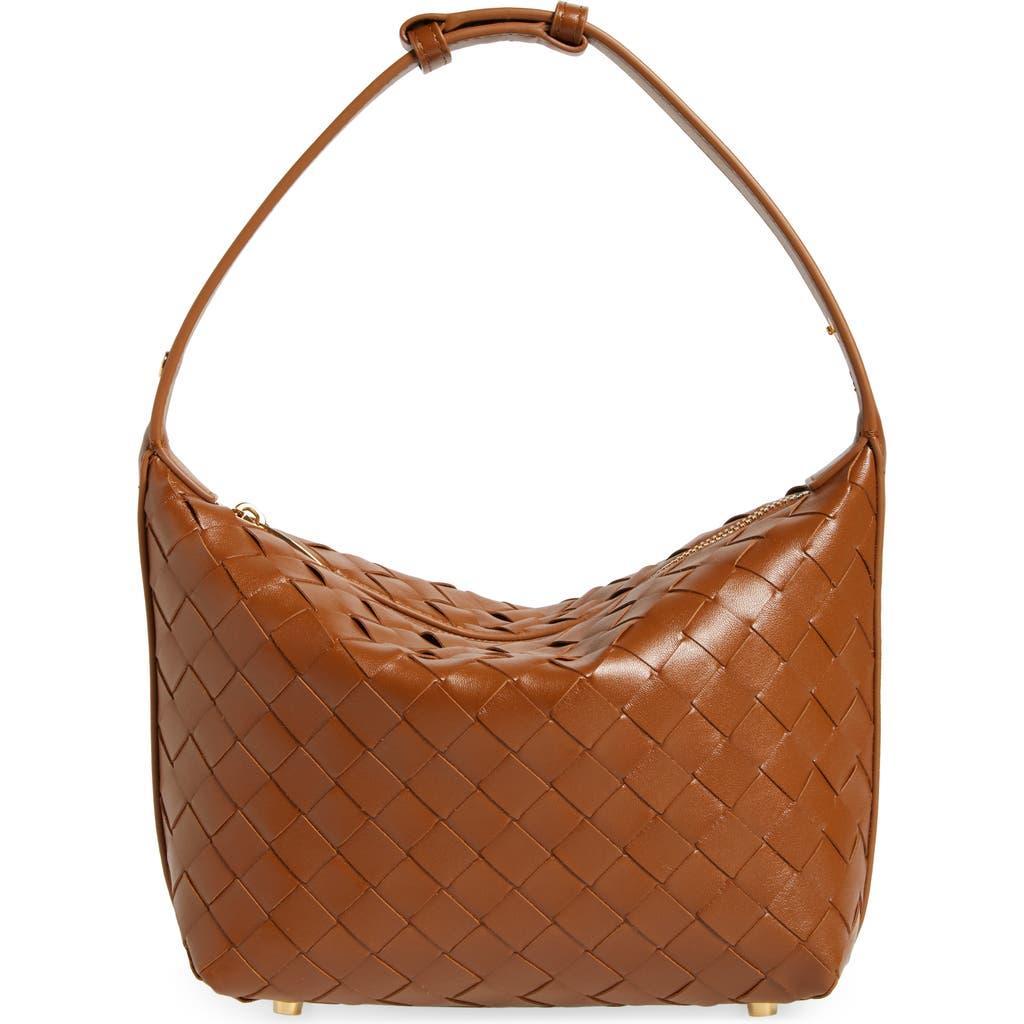 Brown Mini Wallace Leather Shoulder Bag Product Image