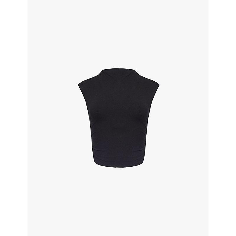 REFORMATION Black Lindy Top Product Image