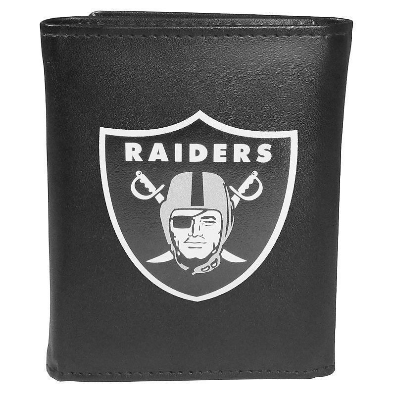 Mens Oakland Raiders Tri-Fold Wallet Product Image