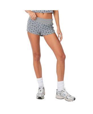 Womens Wildflower Waffle Low Rise Micro Shorts Product Image