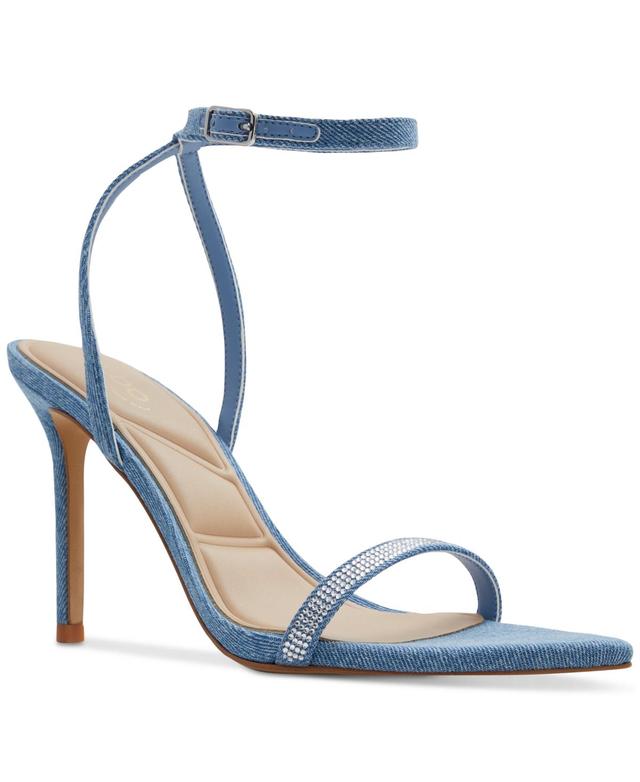 Tulipa Medium Blue Women's Strappy sandals | ALDO US Product Image