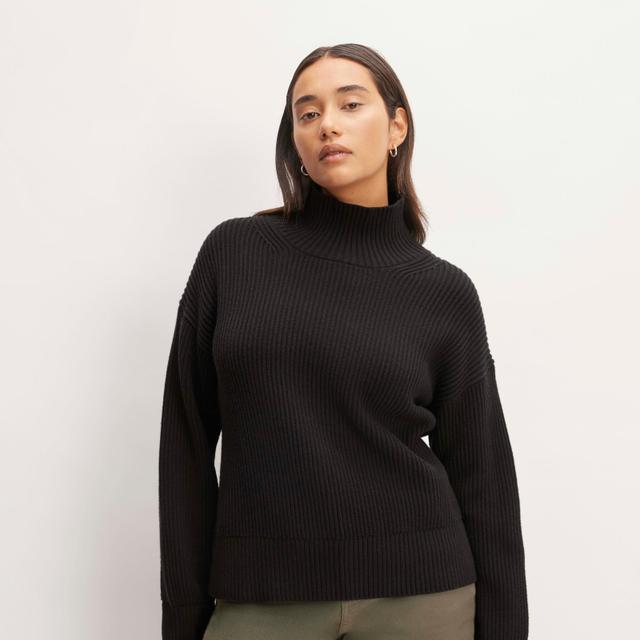 Womens Organic Cotton Ribbed Turtleneck Sweater by Everlane Product Image