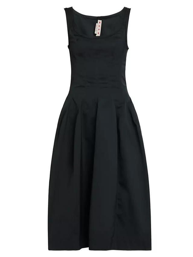 A-Line Corset Midi Dress Product Image