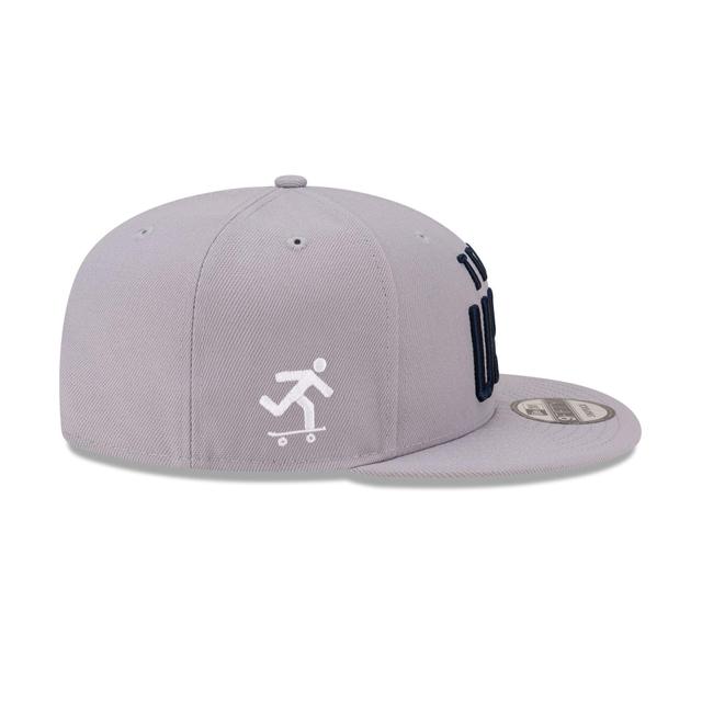 Team USA Skateboarding Gray 9FIFTY Snapback Hat Male Product Image