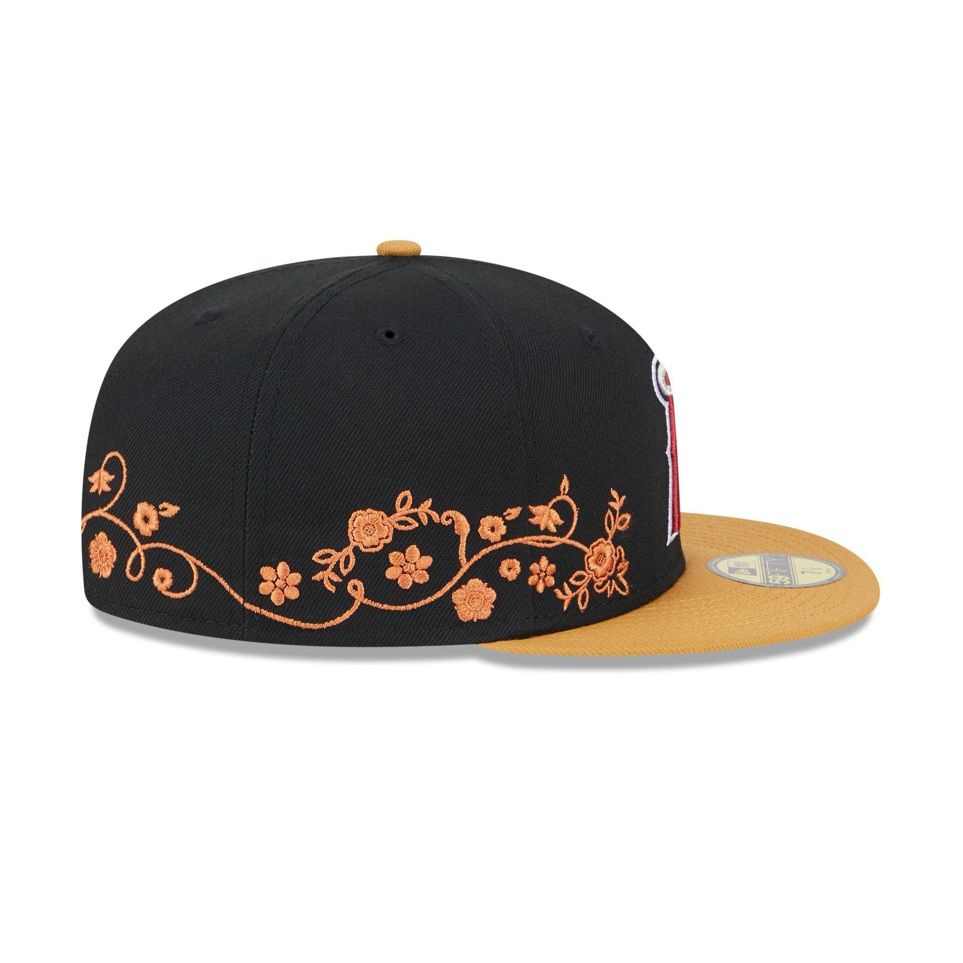 Los Angeles Angels Floral Vine 59FIFTY Fitted Hat Male Product Image