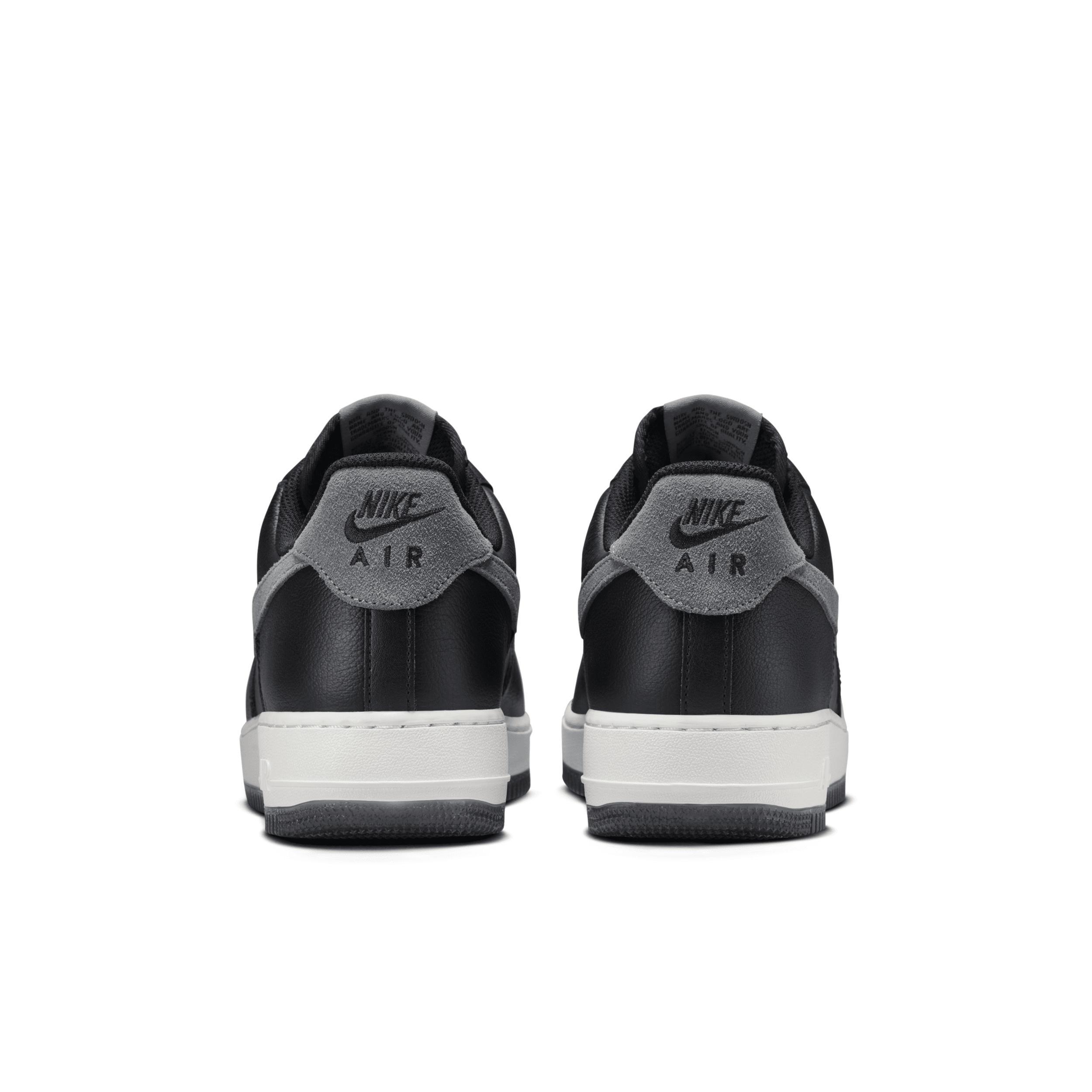 Nike Mens Nike Air Force 1 07 LV8 Remix - Mens Shoes Black/Smoke Grey Product Image