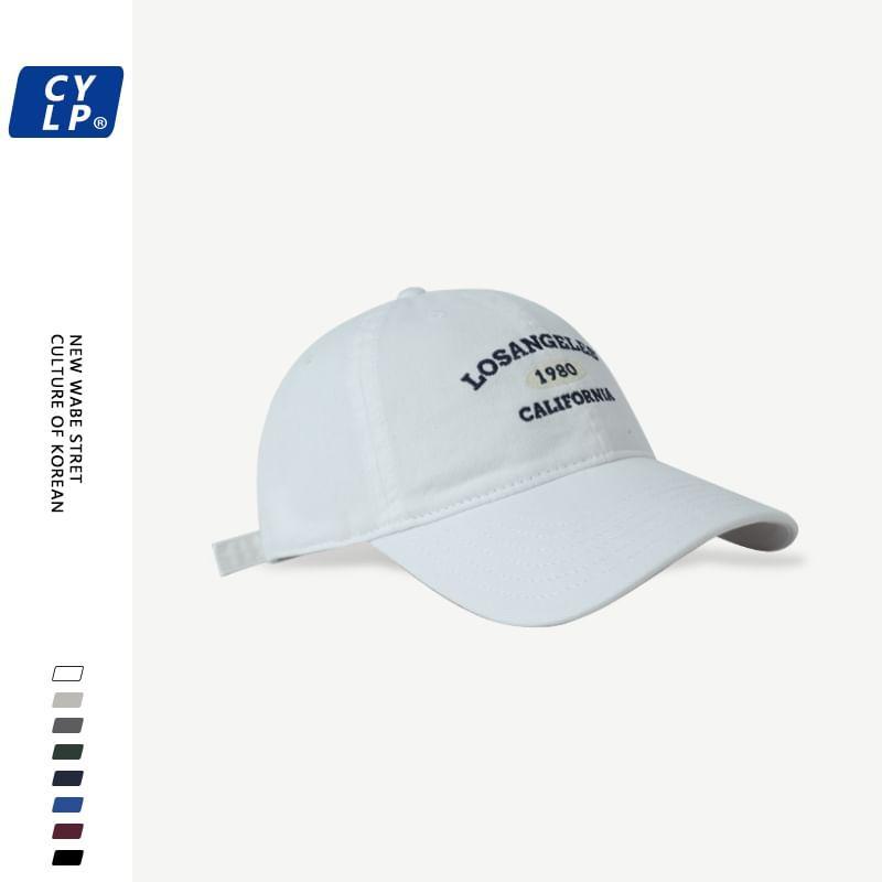 Lettering Embroidered Baseball Cap Product Image