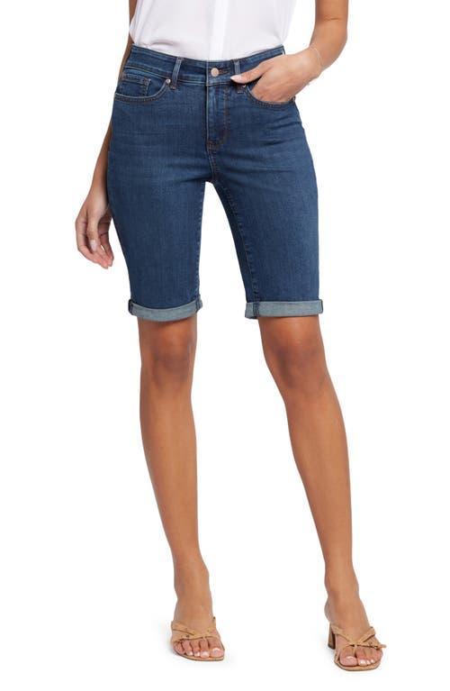 NYDJ Briella Roll Cuff Denim Bermuda Shorts Product Image