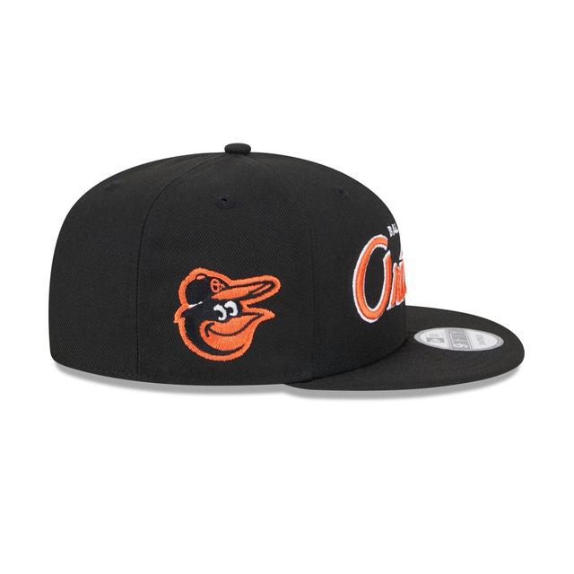 Baltimore Orioles Wordmark 9FIFTY Snapback Hat Male Product Image