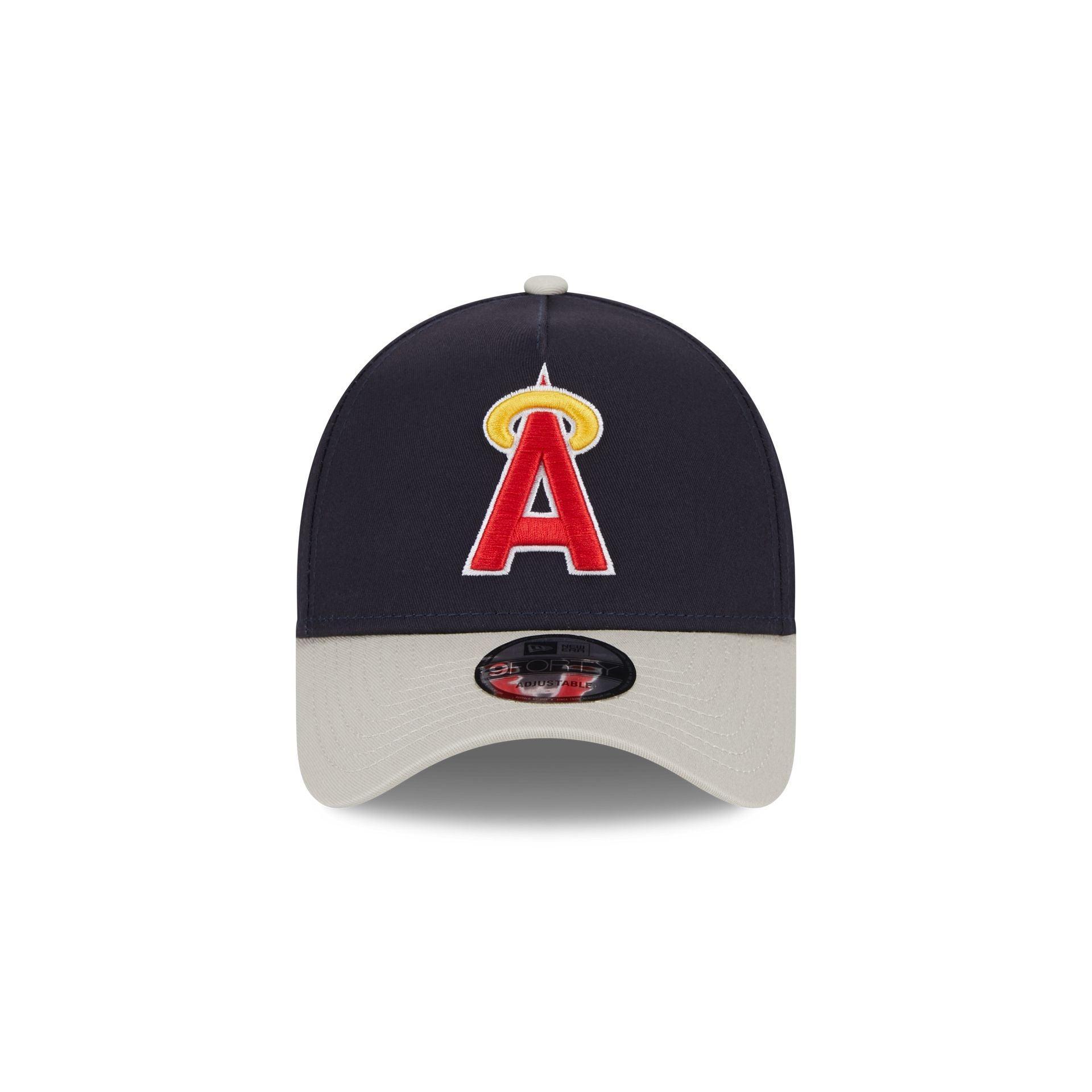 Los Angeles Angels Coop Logo Select 9FORTY A-Frame Snapback Hat Male Product Image