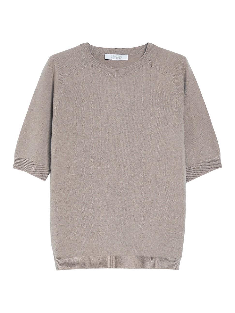 Womens Cima Wool-Blend Short-Sleeve Sweater Product Image