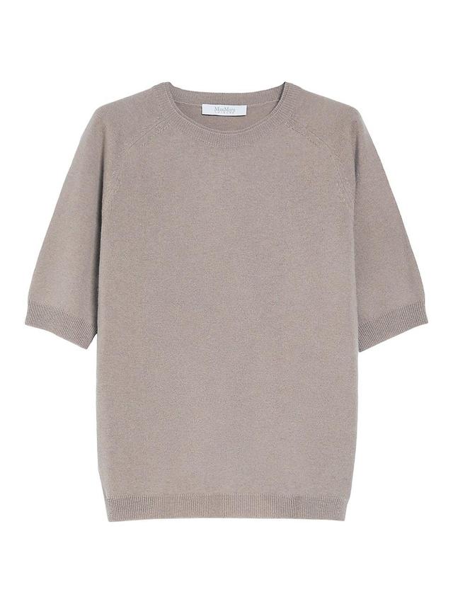 Womens Cima Wool-Blend Short-Sleeve Sweater Product Image