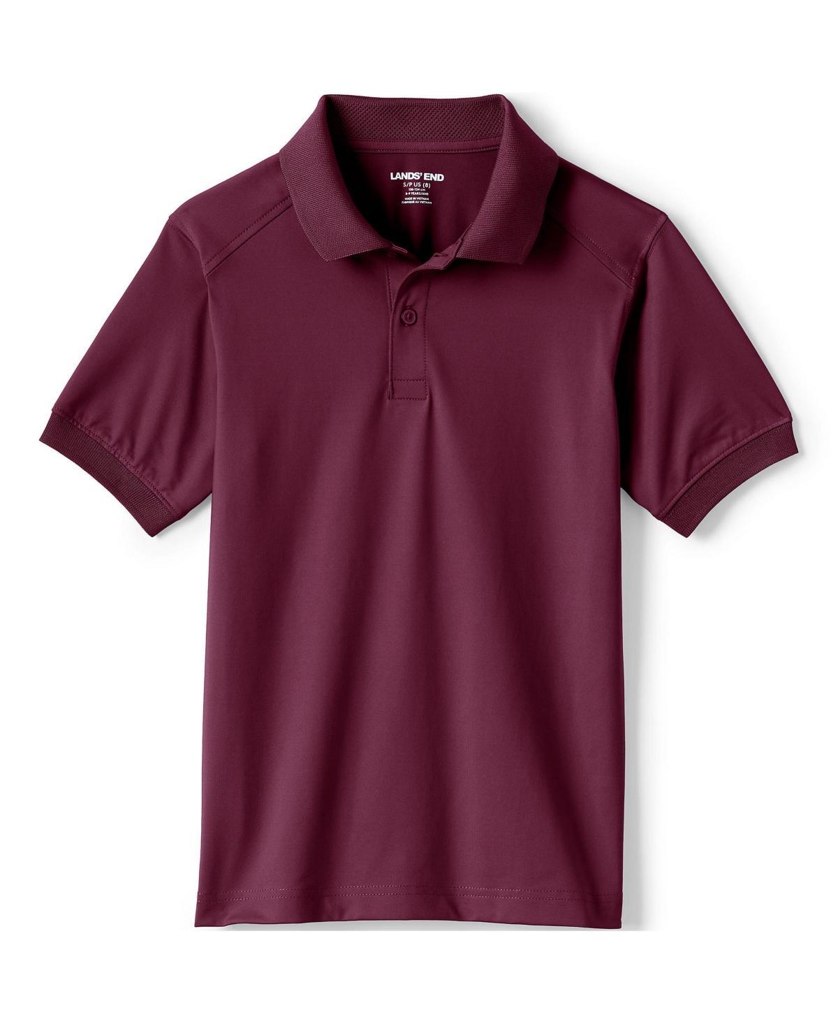 Lands End Girls School Uniform Short Sleeve Rapid Dry Polo Shirt Product Image