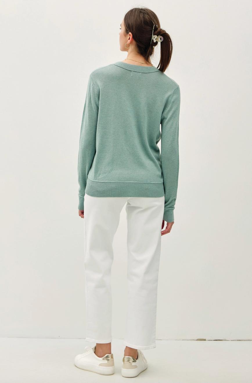 Lightweight V-Neck Sweater Product Image