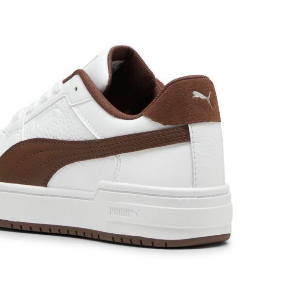 PUMA CA Pro Women's Sneakers in White/Espresso Brown Product Image