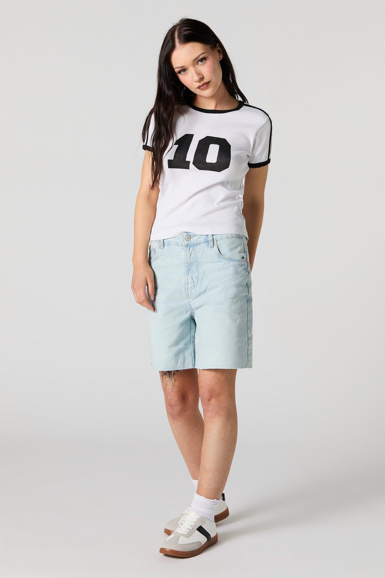 Longline Denim Short Female Product Image