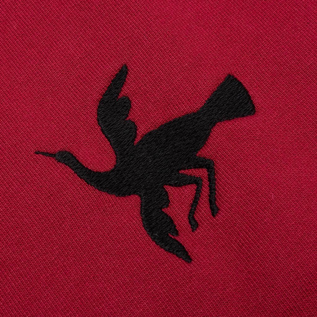 Snaked by a Horse Crewneck Sweatshirt - Beet Red Male Product Image