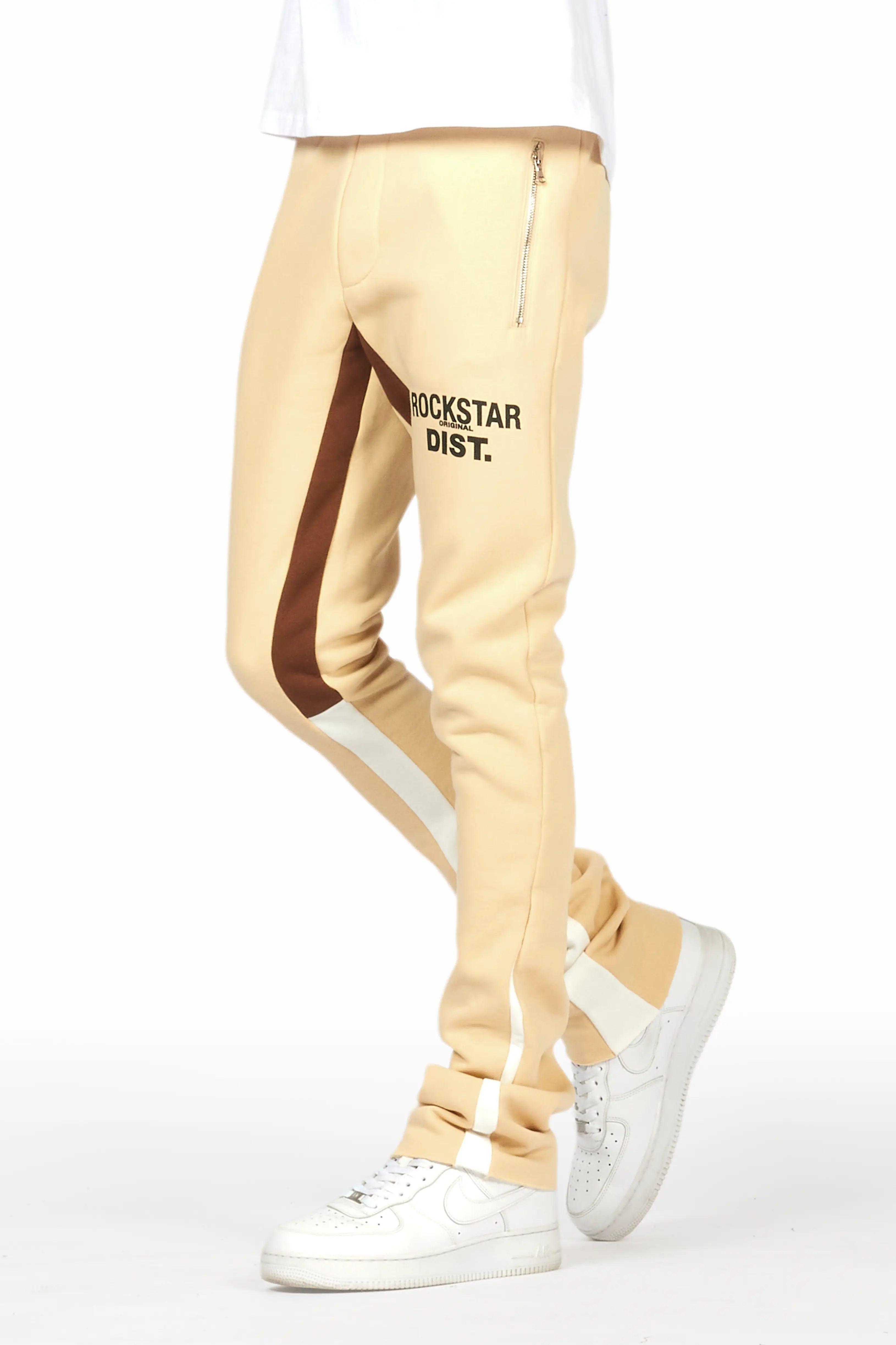 Alpine Beige/Black Stacked Flare Pant Male Product Image