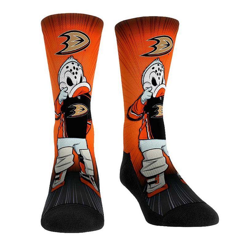 Rock Em Socks Anaheim Ducks Mascot Pump Up Crew Socks, Mens Product Image