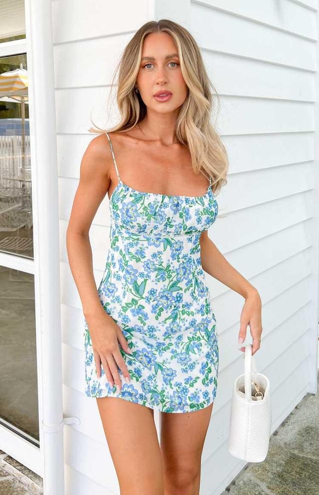 Isabel White Floral Mini Dress Product Image