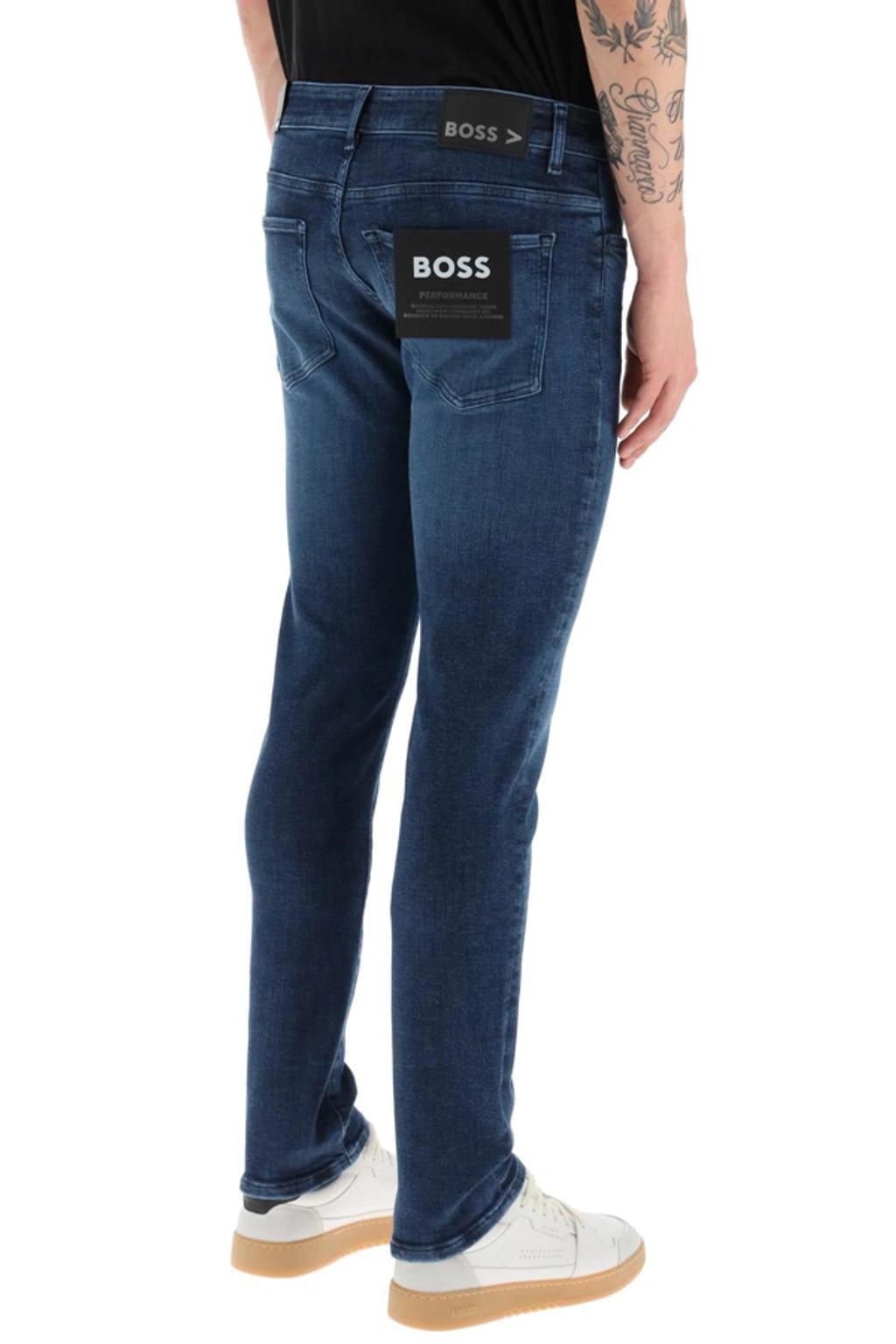 Boss Men's Delaware Slim-fit Jeans In Blue Product Image