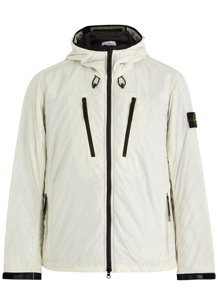 STONE ISLAND Off-white Packable Insulated Jacket In Off White Product Image