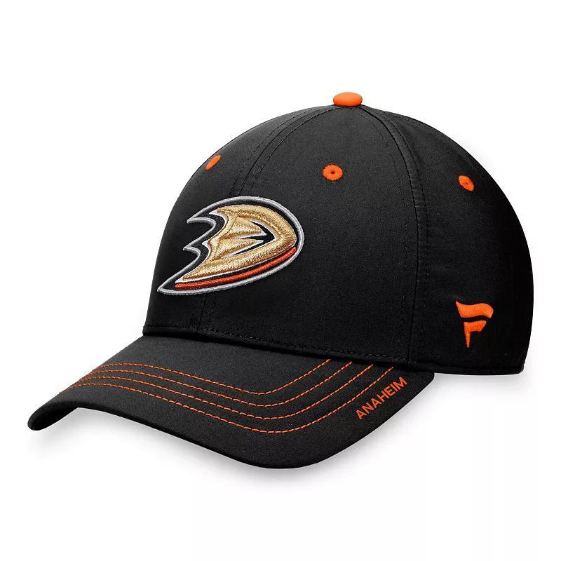 Mens Fanatics Branded Black Anaheim Ducks Authentic Pro Rink Flex Hat Product Image