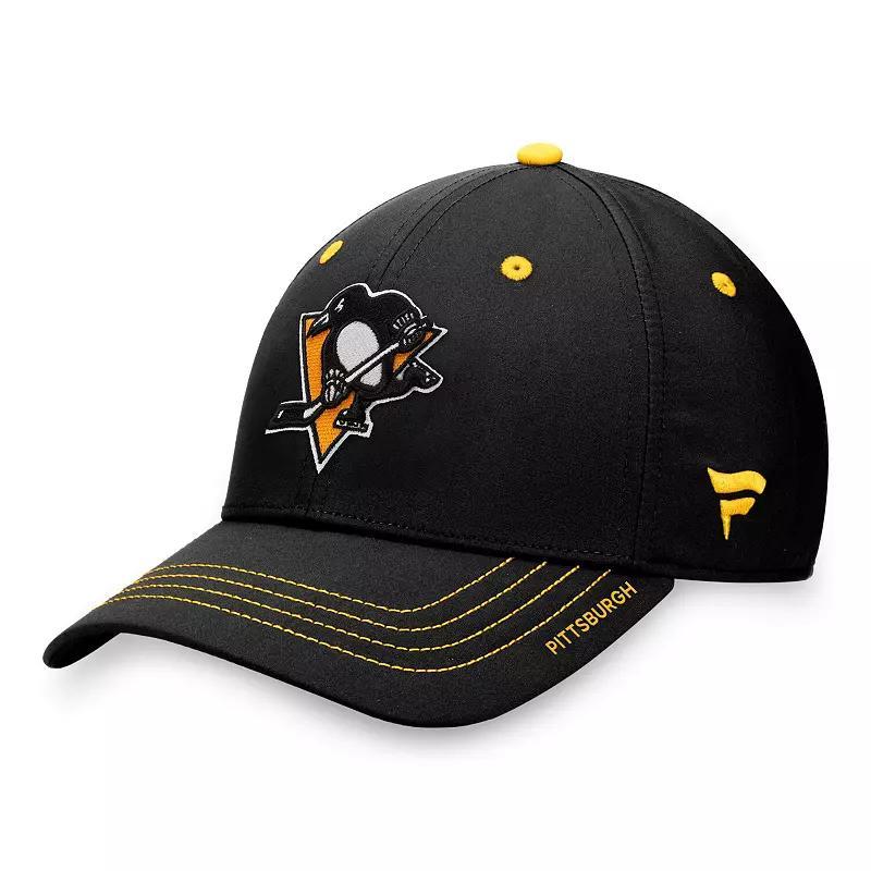 Mens Fanatics Black Pittsburgh Penguins Authentic Pro Rink Flex Hat Product Image