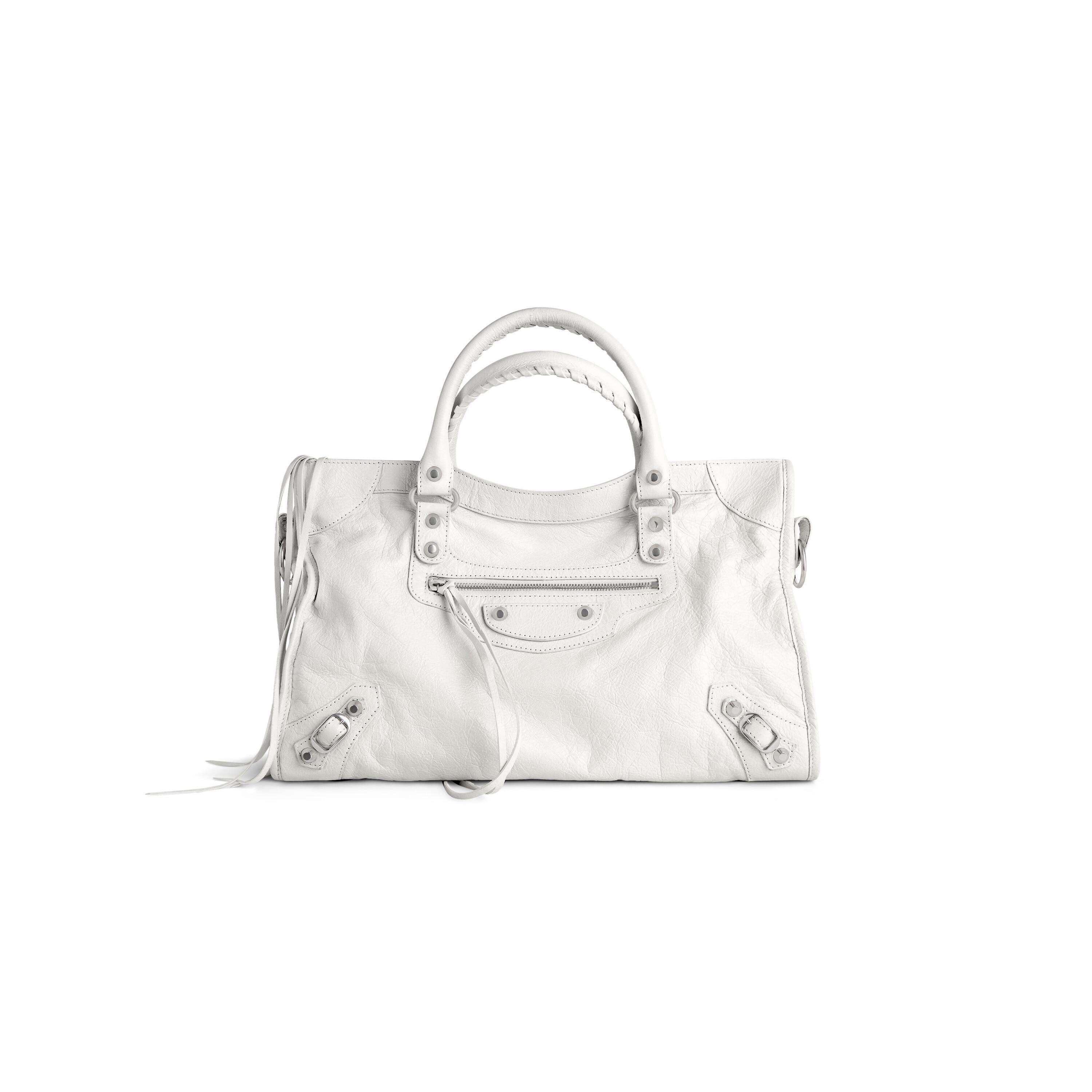 Le City Medium Bag in Optic White Product Image