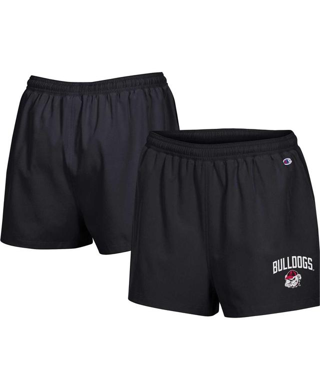 Womens Champion Georgia Bulldogs Football Fan High Waist Shorts Product Image