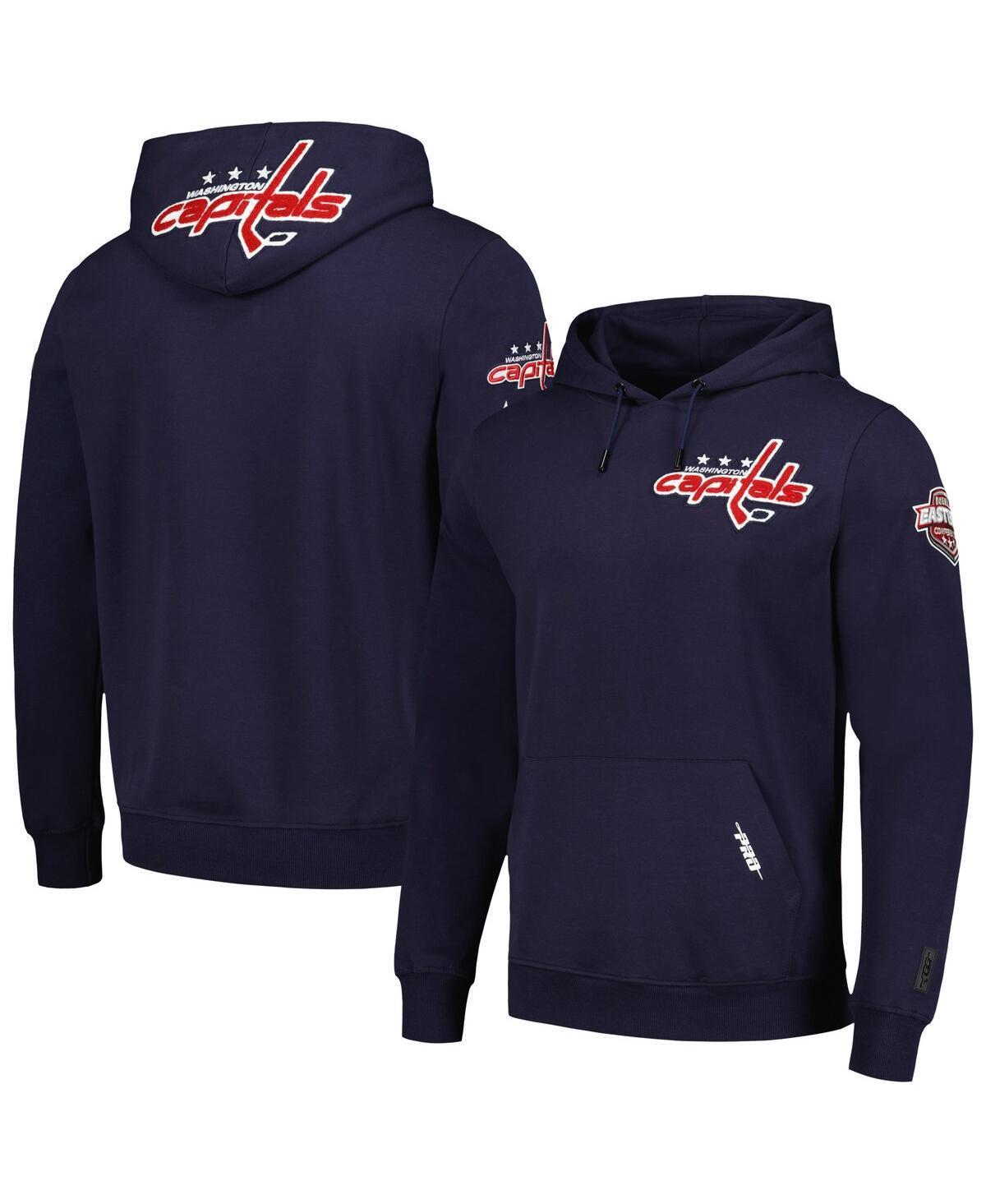 Mens Pro Standard Navy Washington Capitals Classic Pullover Hoodie Product Image