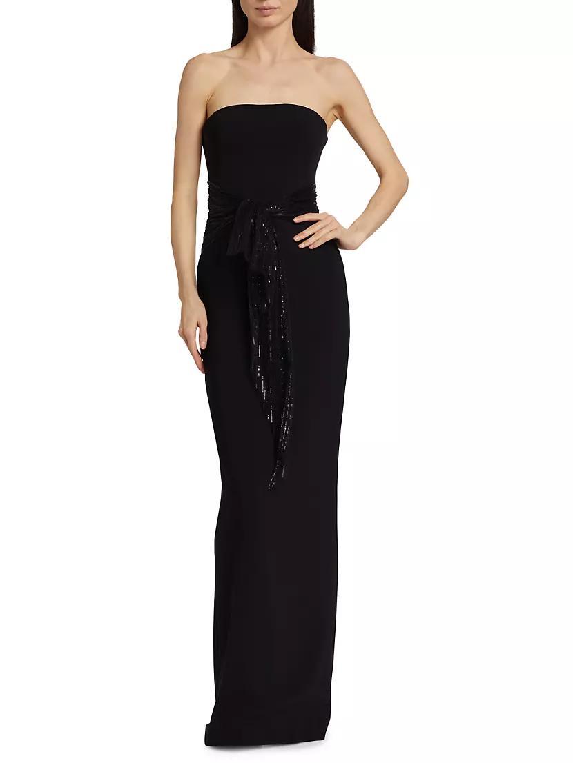 Audrey Strapless Column Gown Product Image