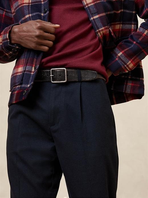 Relaxed Brushed Pleated Pant Product Image