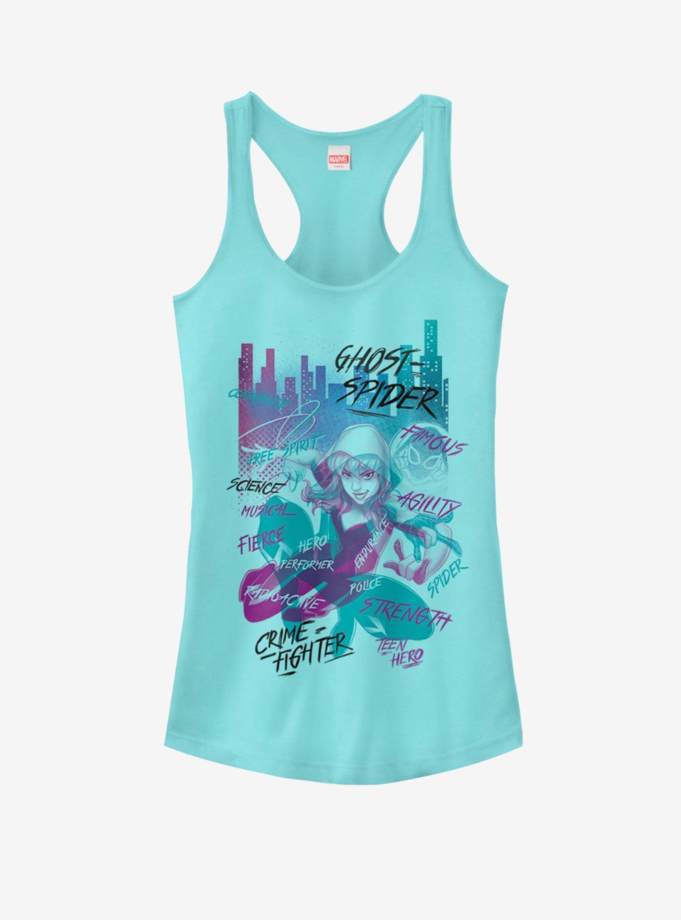 Marvel Spider-Man Into The Spider-Verse Gwen City Girls Tank Product Image