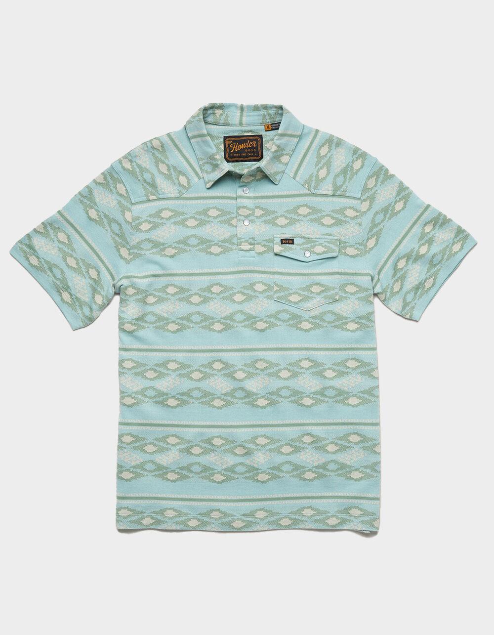 HOWLER BROTHERS Ranchero Jacquard Mens Polo Shirt Product Image