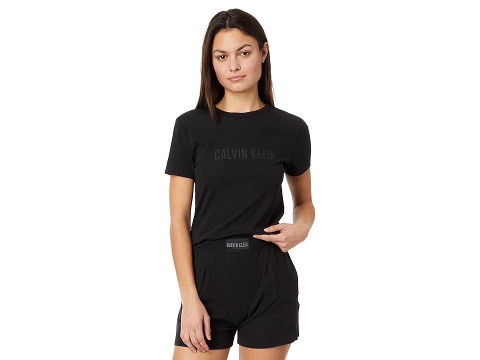 Calvin Klein Underwear Intense Power Lounge Short Sleeve Sleep Set Women's Pajama Sets Product Image