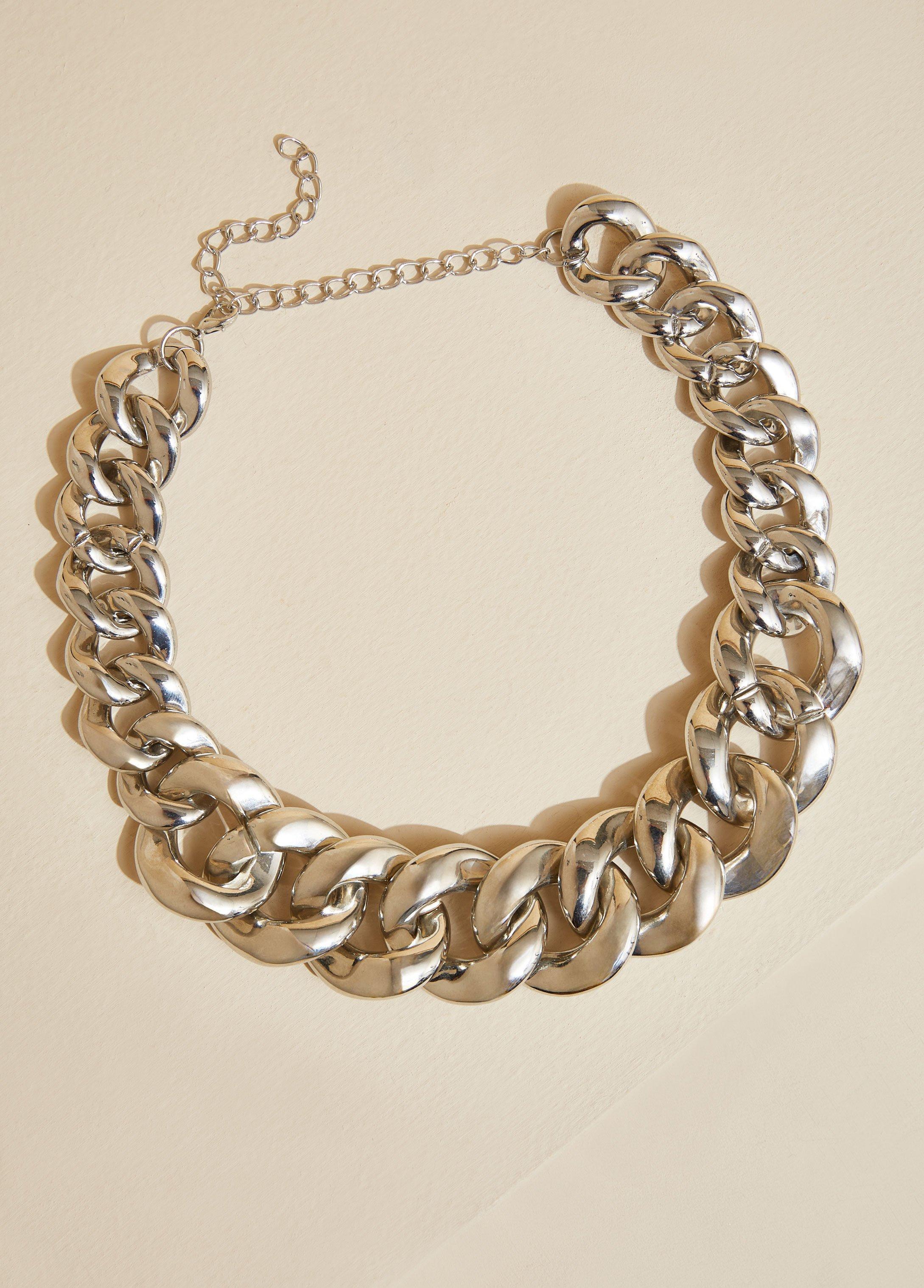 Plus Size Oversized Chain Link Necklace Ashley Stewart Product Image