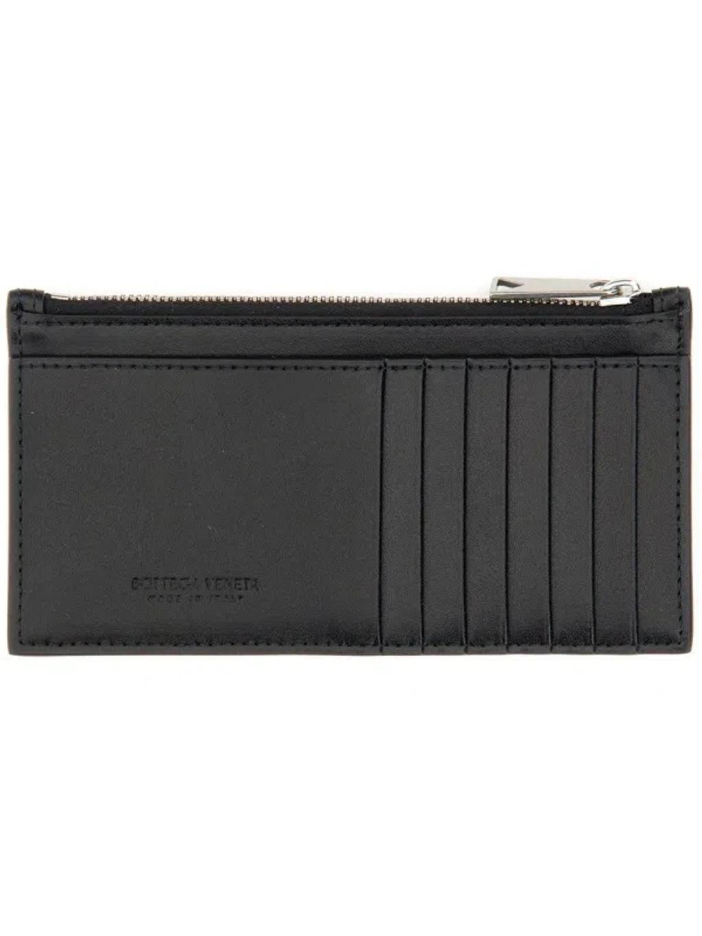 BOTTEGA VENETA Zippered Card Holder In Multicolour Product Image