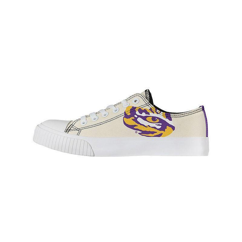 Womens FOCO Cream LSU Tigers Low Top Canvas Shoes Product Image