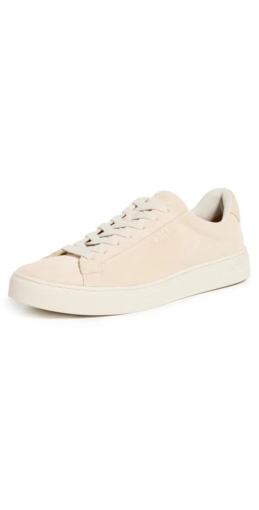 Rhys Suede Sneakers Open White Product Image