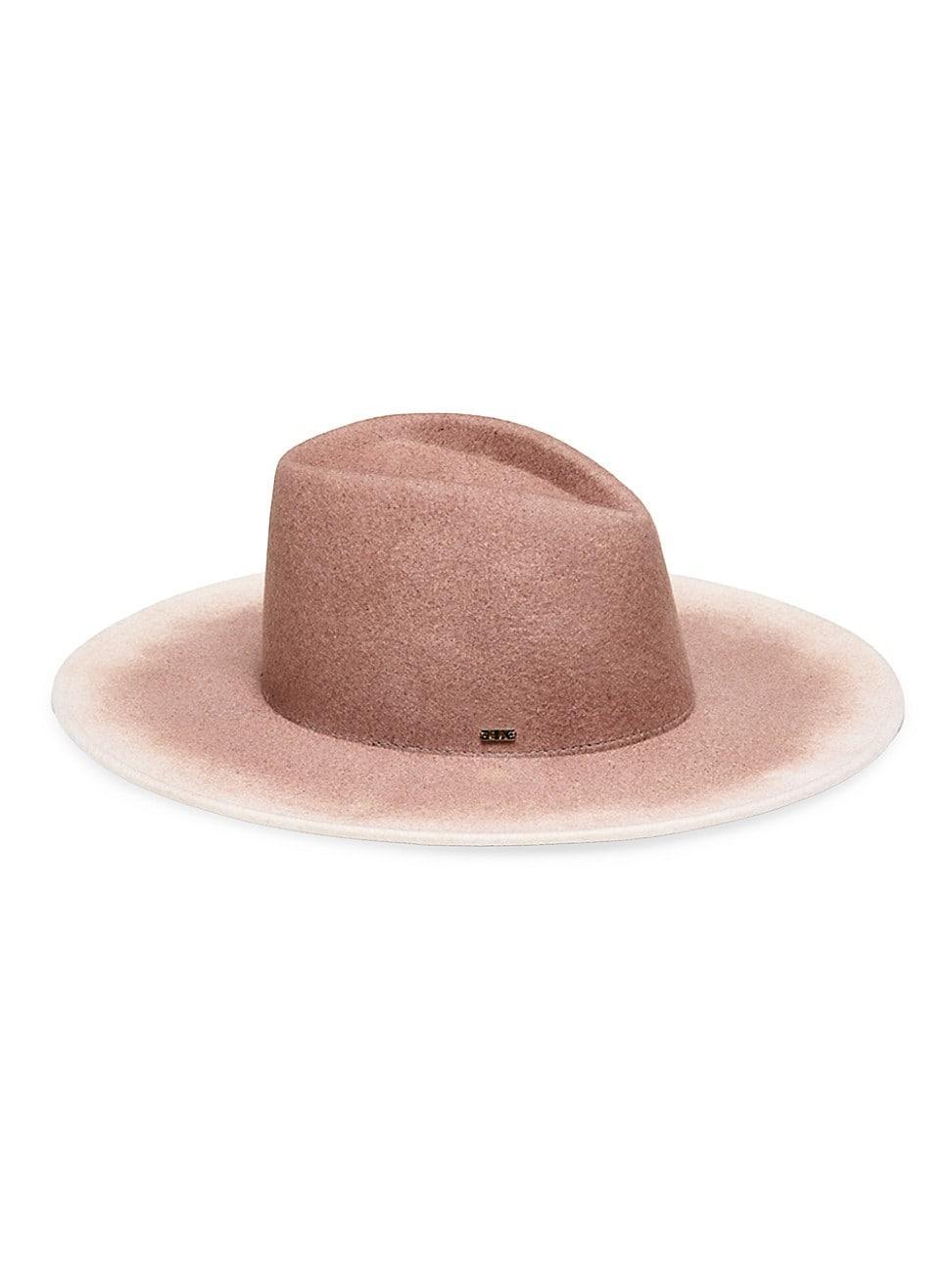 Womens Harlowe Gradient Wool Felt Fedora Product Image