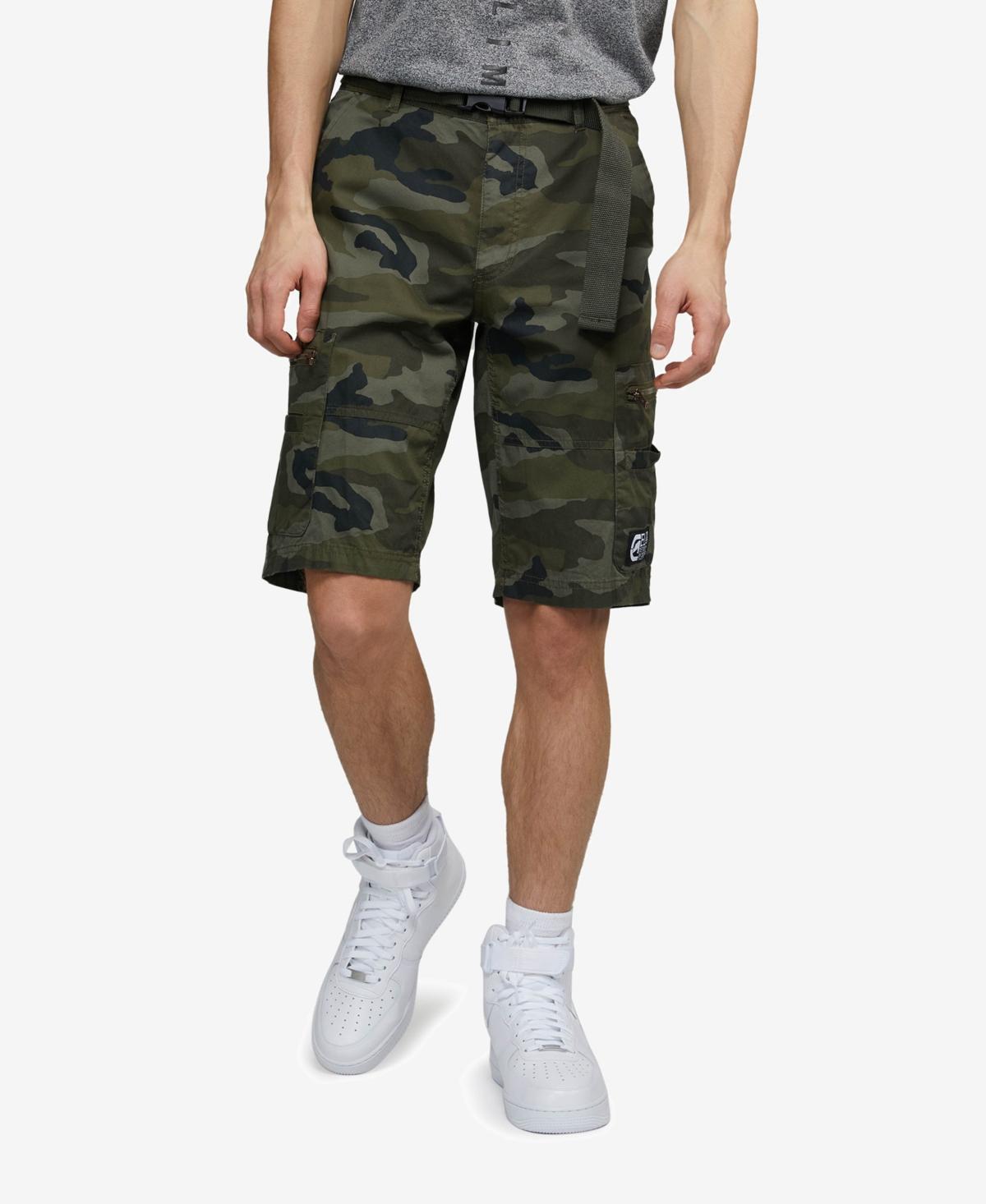 Ecko Unltd Mens Zippity Do Dah Cargo Shorts with Removable Belt, 2 Piece Set Product Image