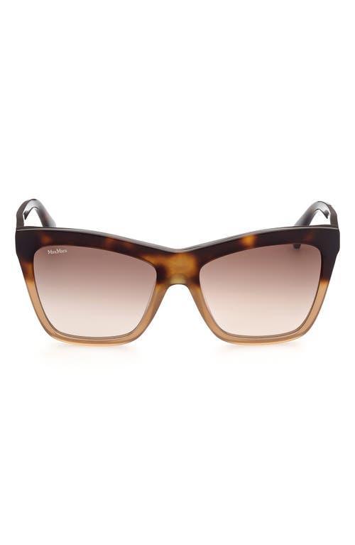 Max Mara 55mm Geometric Sunglasses Product Image