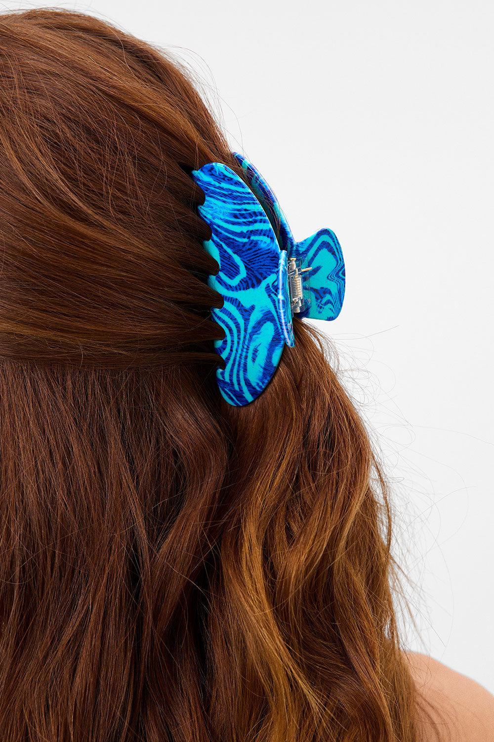 Nixie Claw Hair Clip - Electric Product Image